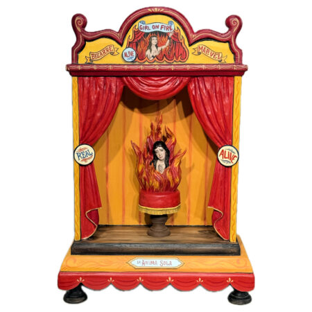 Arthur Lopez - "Girl on Fire:  La Anima Sola'", Wood Santos