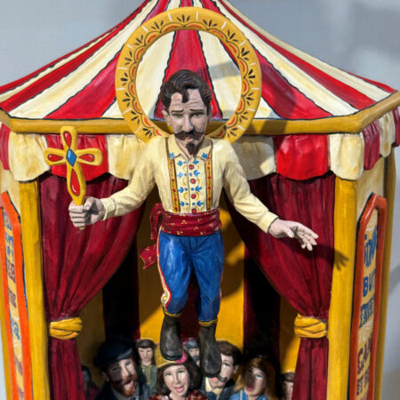 Alternative view of Arthur Lopez - "The Levitating Man:  St. Joseph of Cupertino", Wood Santos