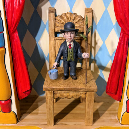 Alternative view of Arthur Lopez - "The World's Smallest Man:  St. John the Dwarf'", Wood Santos