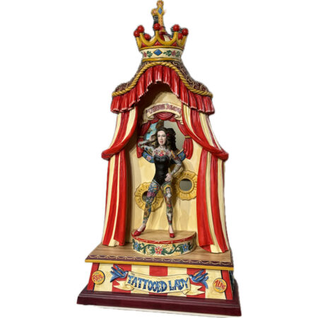 Arthur Lopez - "The Tattooed Lady:  St. Catherine of Bologna'", Wood Santos