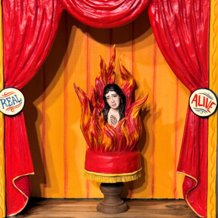 Alternative view of Arthur Lopez - "Girl on Fire:  La Anima Sola'", Wood Santos