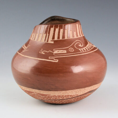 Naranjo, Bernice - Jar with Double Avanyu