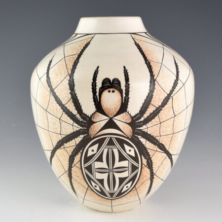 Alternative view of Naha, Burel - Jar with Spiders and Webs