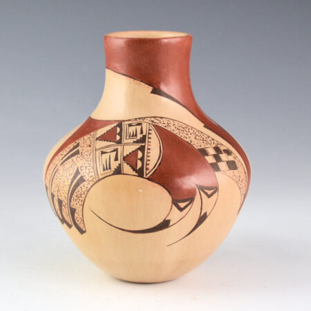 Quotskuyva, Dextra - Water Jar with Three Sikyatki Birds (1980s)