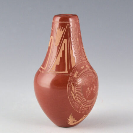 Alternative view of Medicine Flower, Grace - Jar with Butterfly, Feathers, and Bear Paws (1975)