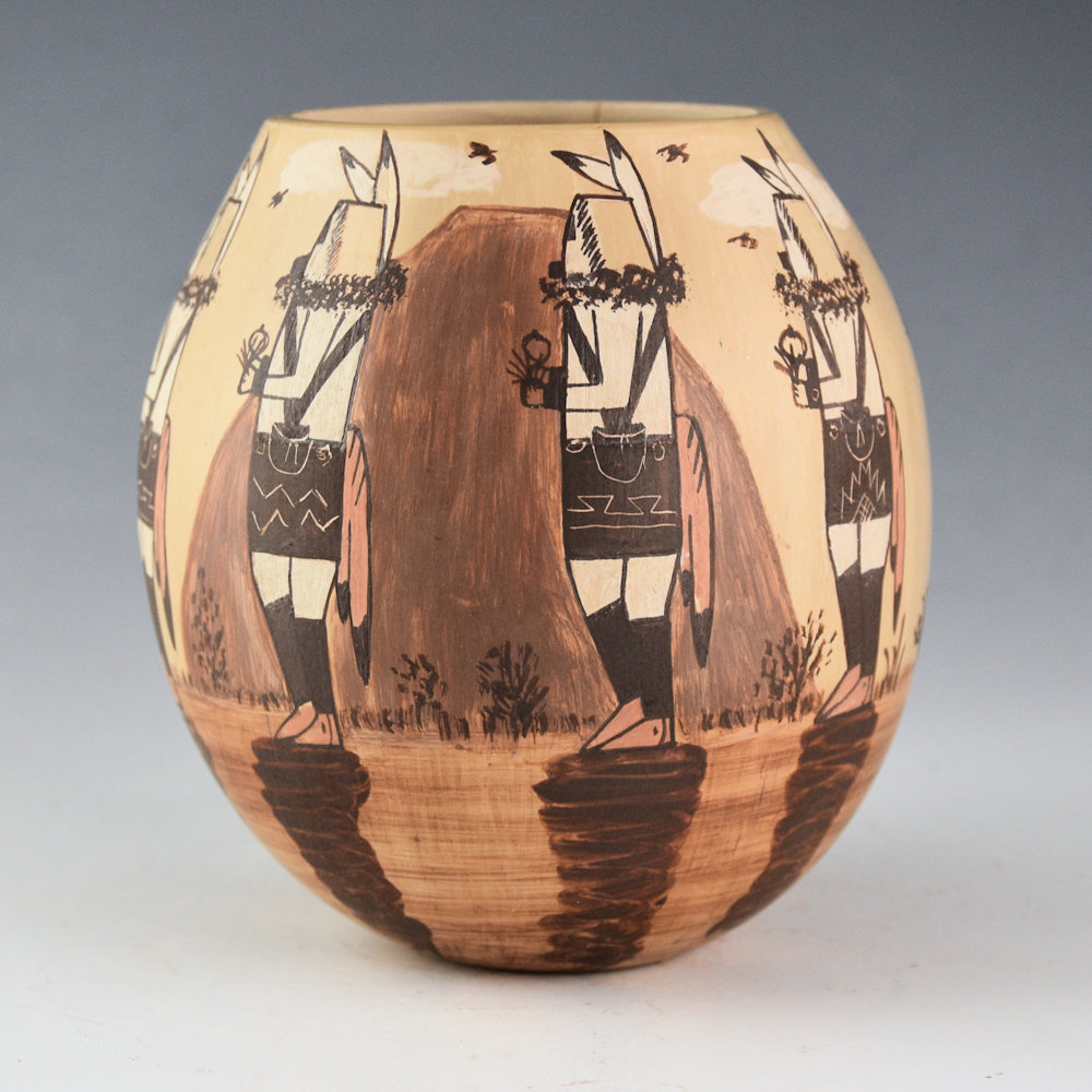Sahmie, Ida - "Day Chant" Jar with 8 Figures (2008) - Image 4
