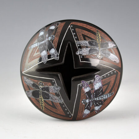 Alternative view of Tafoya, Jennifer - Star Bowl with Four Dragonflies