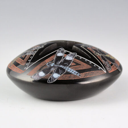 Tafoya, Jennifer - Star Bowl with Four Dragonflies