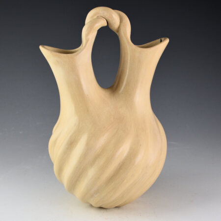 Alternative view of Fragua, Juanita - Wedding Vase with Melon Ribs (1990s)