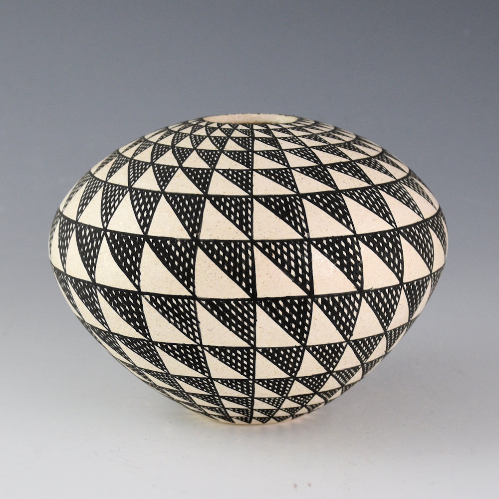 Trancosa, Kevin - Bowl with Triangular Geometric Designs (1997) - Image 5