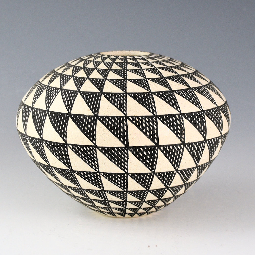 Trancosa, Kevin - Bowl with Triangular Geometric Designs (1997)