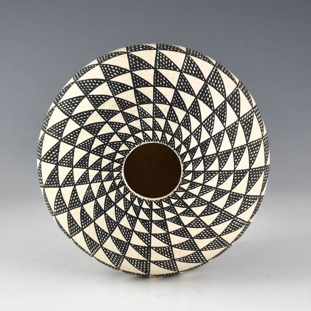 Trancosa, Kevin - Bowl with Triangular Geometric Designs (1997) - Image 2