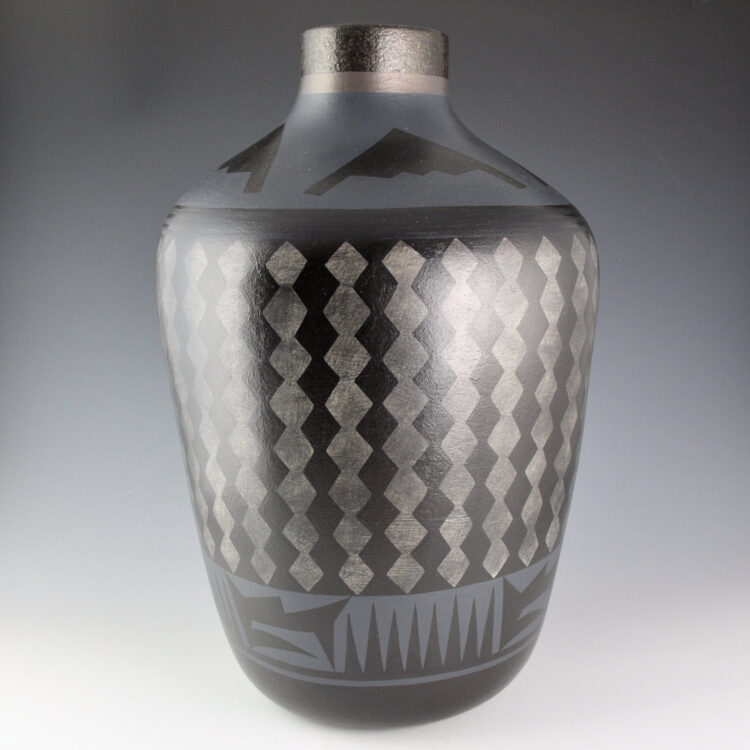 Namingha, Les - 15" Tall "War Clouds" Jar
