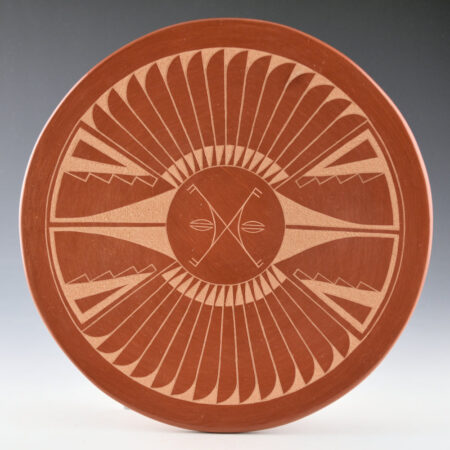 Gonzales, Marie - Plate with Feather and Seed Designs (1984)