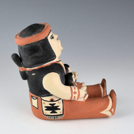 Alternative view of Suina, Marie Charlotte - Male Storyteller with Two Children (1980s)