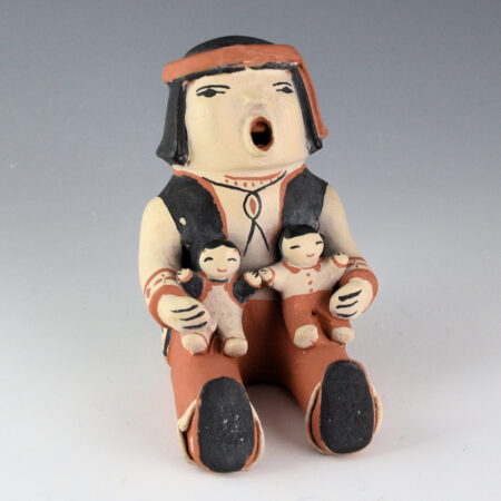 Suina, Marie Charlotte - Male Storyteller with Two Children (1980s)