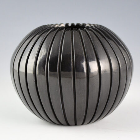 Tapia, Sue - Black 32 Straight Rib Melon Bowl