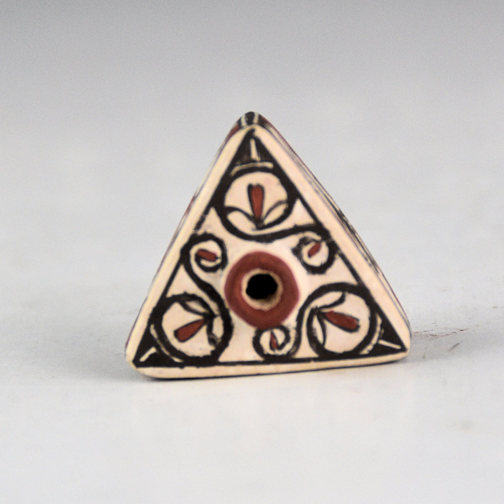 Natseway, Thomas - Mini Three Sided Jar with Pueblo Birds - Image 3