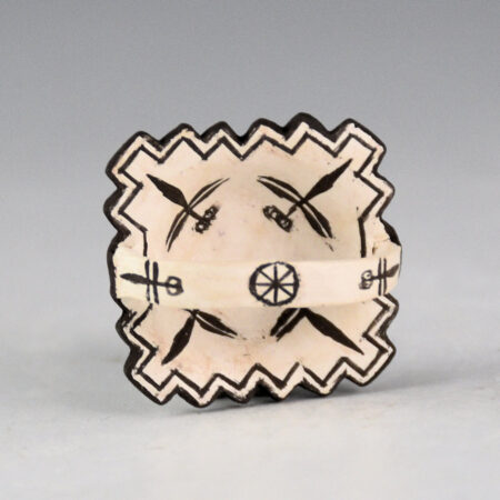 Alternative view of Natseway, Thomas - Mini Zuni Kiva Bowl with Dragonflies and Frogs