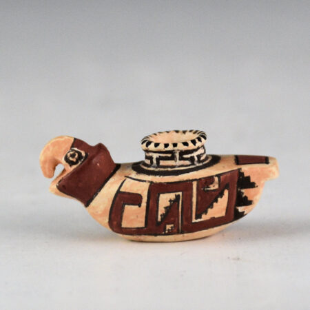 Alternative view of Natseway, Thomas - Mini Parrot Effigy Jar (1990s)