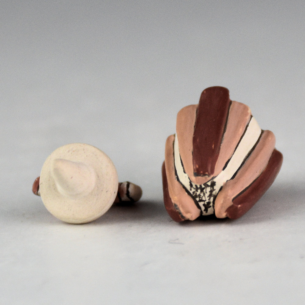 Natseway, Thomas - Mini Polychrome Jar with Parrots and Parrot Lid (1990s) - Image 3