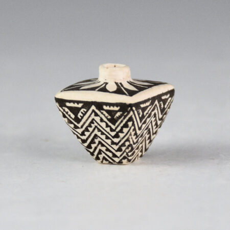 Natseway, Thomas - Mini Four Sided Jar with Lightning Designs