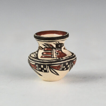 Natseway, Thomas - Mini  Water Jar with Birds and Rain Designs