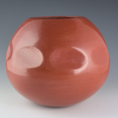 Alternative view of Garcia, Tina - Large Red Gourd Bowl (1990s)