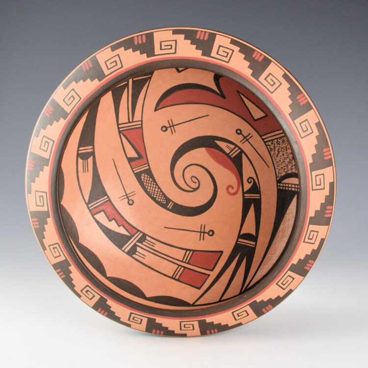 Setalla, Agnes - Open Bowl with Sikyatki Birds and Dragonflies