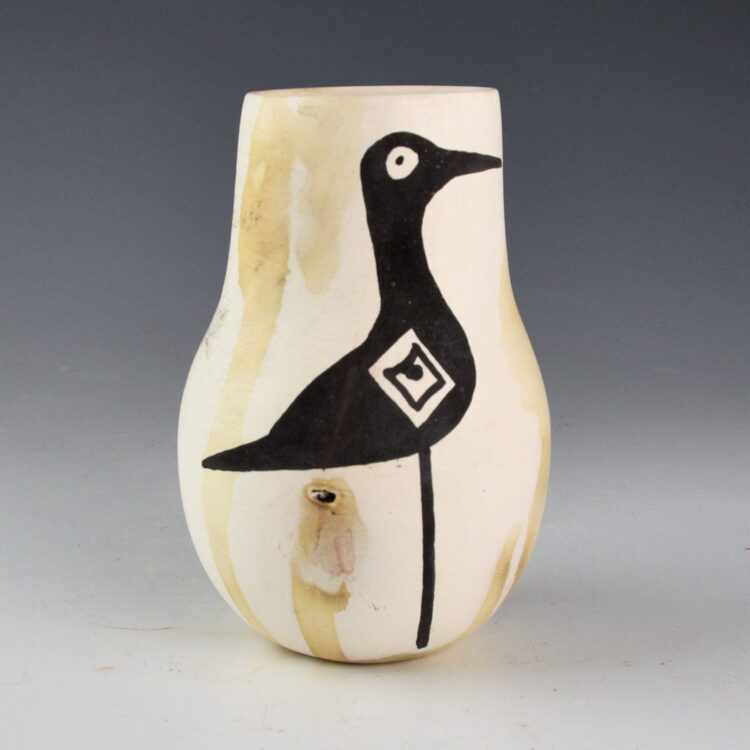 Lasiloo, Alan - Long Neck Jar with Zuni Bird