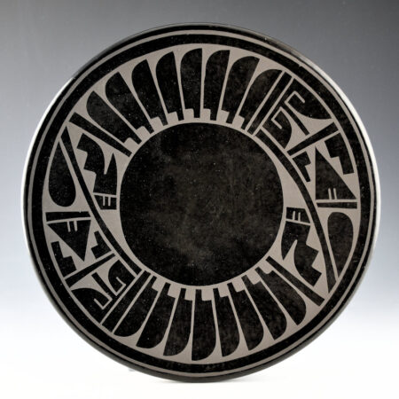 Alternative view of Fender, Erik - Plate with Feather and Avanyu Designs