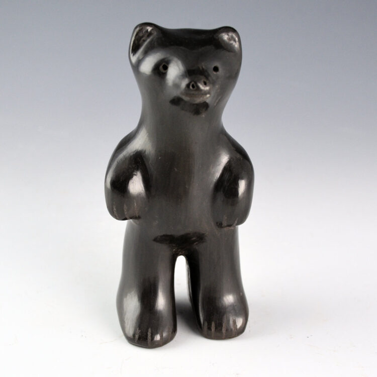 Baca, Jane, and Starr Tafoya - Black Standing Bear Clay Figure (1980s)