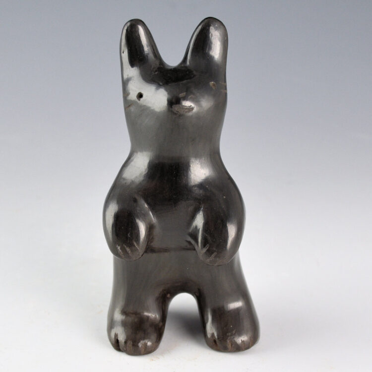 Baca, Jane, and Starr Tafoya - Clay Standing Rabbit Figure (1980s)