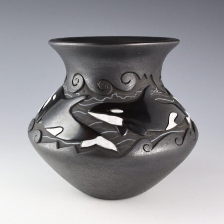 Alternative view of Tafoya, Jennifer & Chris Youngblood - "Rulers of the Waves" Orca Jar