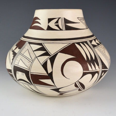 Alternative view of Navasie, Joy "Frogwoman" - Jar with Swirling Birds (1990s)