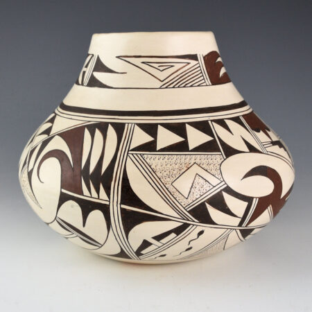 Navasie, Joy "Frogwoman" - Jar with Swirling Birds (1990s)