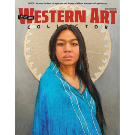 Alternative view of Winder, Kwani Povi - "Standing Strong" Oil, Silver and Metal Leaf on Linen (20"x 13")