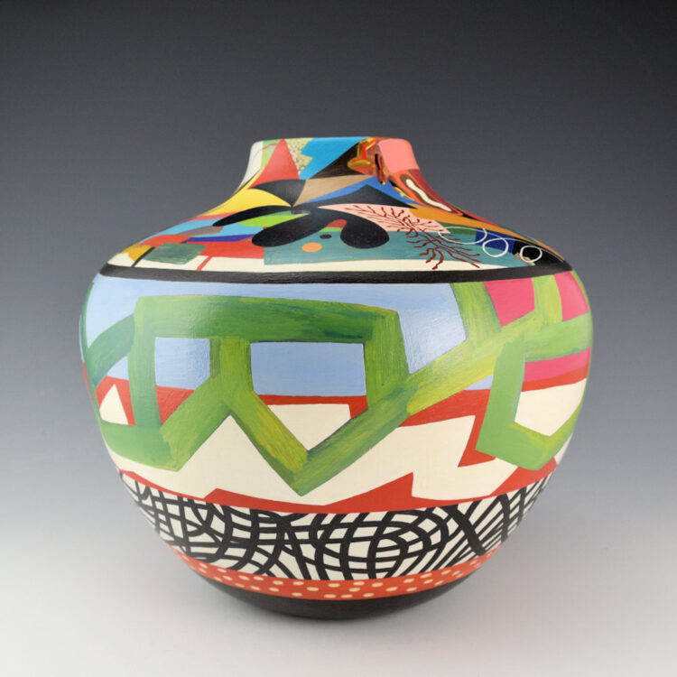 Namingha, Les - "Intersections" Wide Shoulder Jar