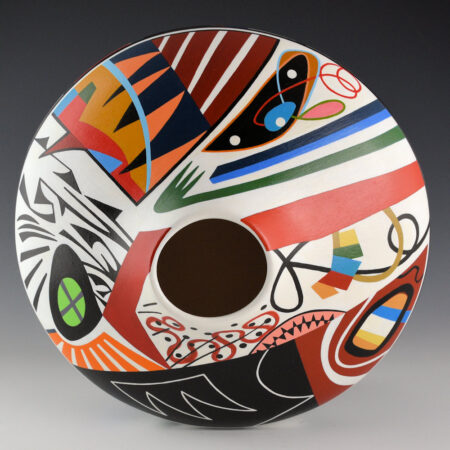 Alternative view of Namingha, Les - "Morph" 10" Wide Jar