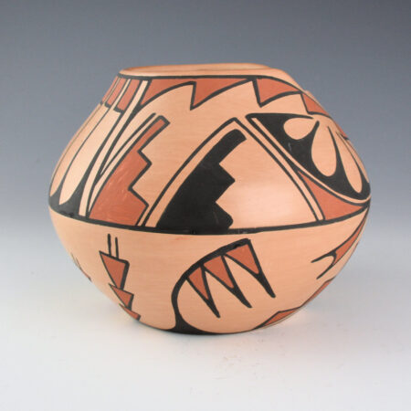 Alternative view of Dunlap, Linda - Polychrome Jar with Kiva Step Rim