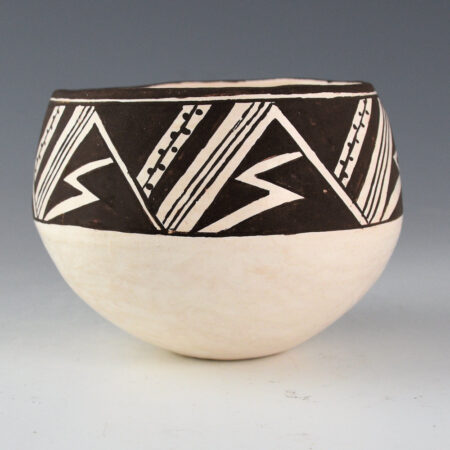 Lewis, Lucy - Bowl with Lightning and Mountain Design (1980s)