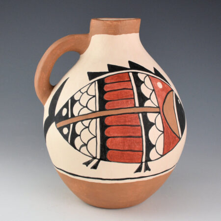 Alternative view of Sandoval, Marie - Jar with Polychrome Fish (2007)