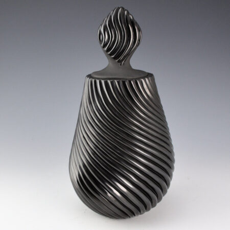 Alternative view of Youngblood, Nancy - 32 Slant Rib Melon Jar with Flame Lid, Ribbon