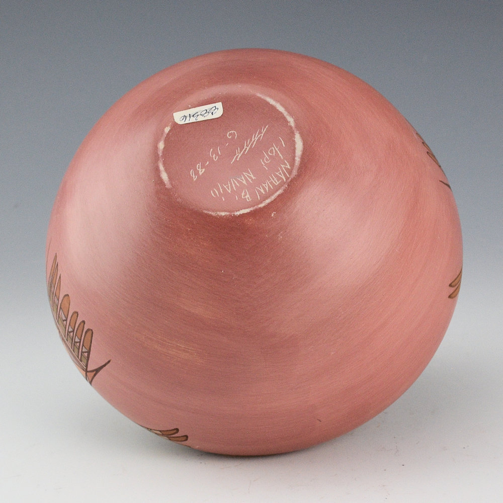 Begaye, Nathan - Polychrome Jar with Eagle and Sun Katsina Figures (1988) - Image 5