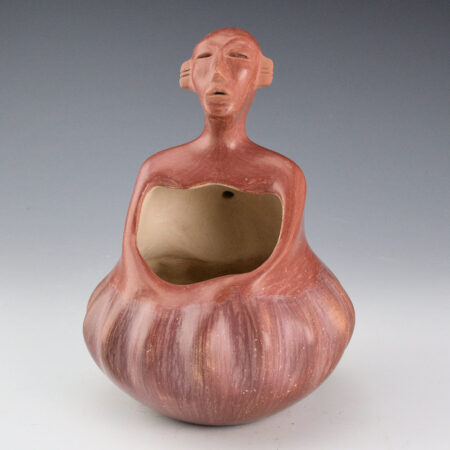 Begaye, Nathan - Polychrome Figurative Melon Jar (1988)