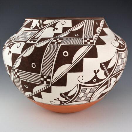 Alternative view of Patricio, Robert - "Rain at Dusk" Swirling Clouds Jar