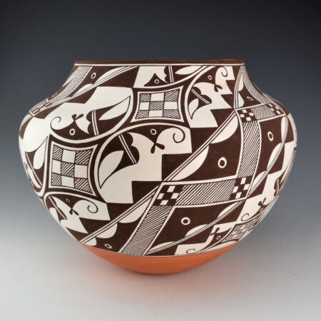 Patricio, Robert - "Rain at Dusk" Swirling Clouds Jar