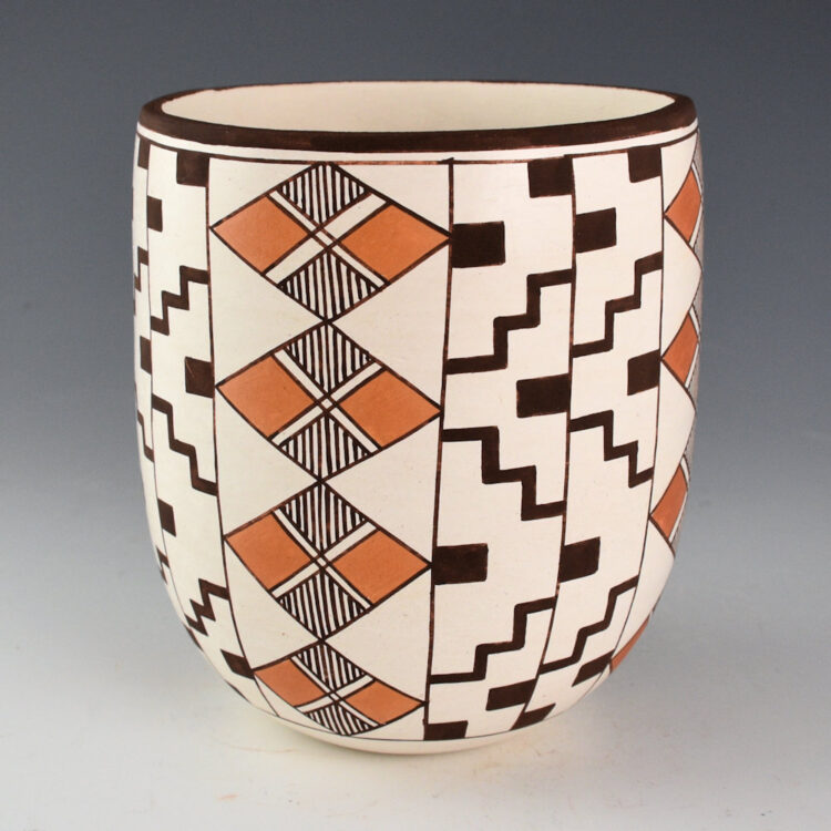 Patricio, Robert - "Chocolate Jar" with Lightning and Cloud Designs