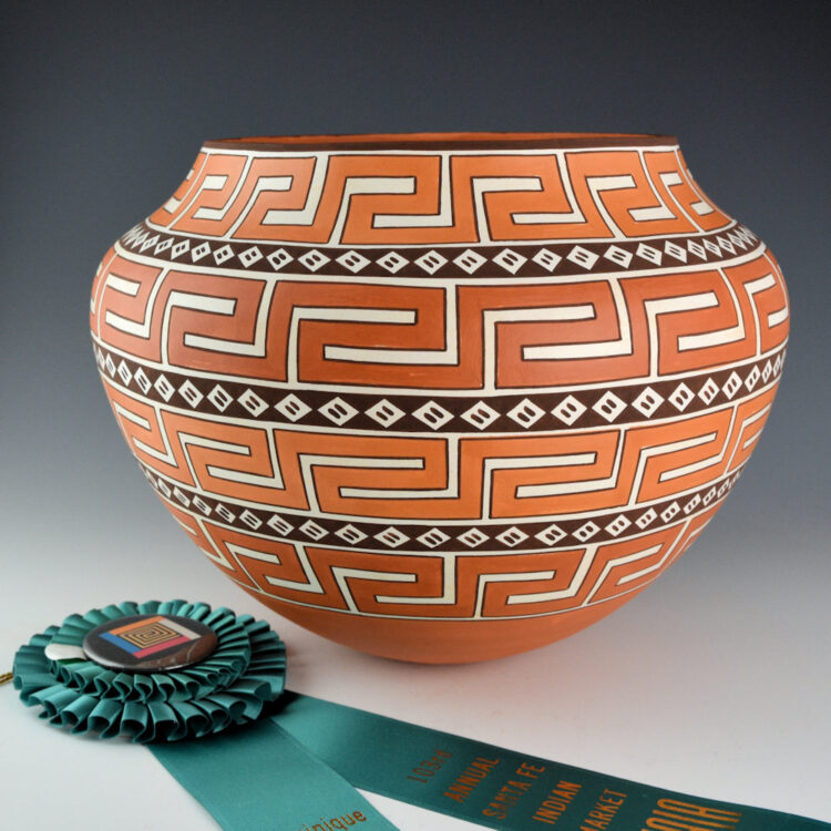 Patricio, Robert - "Path of the Ancestors" Four Color Jar (Ribbon)