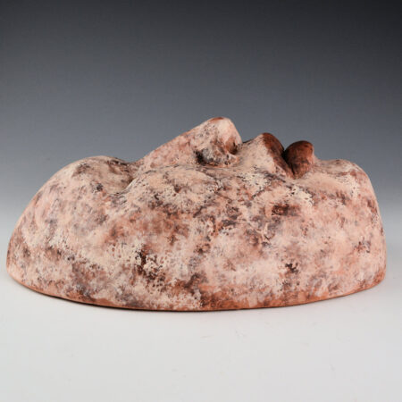 Alternative view of Swentzell, Roxanne - "Texture" Clay Mask (1990s)